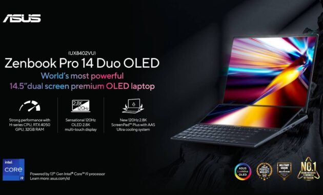Asus Zenbook Pro 14 Duo OLED UX8402 2